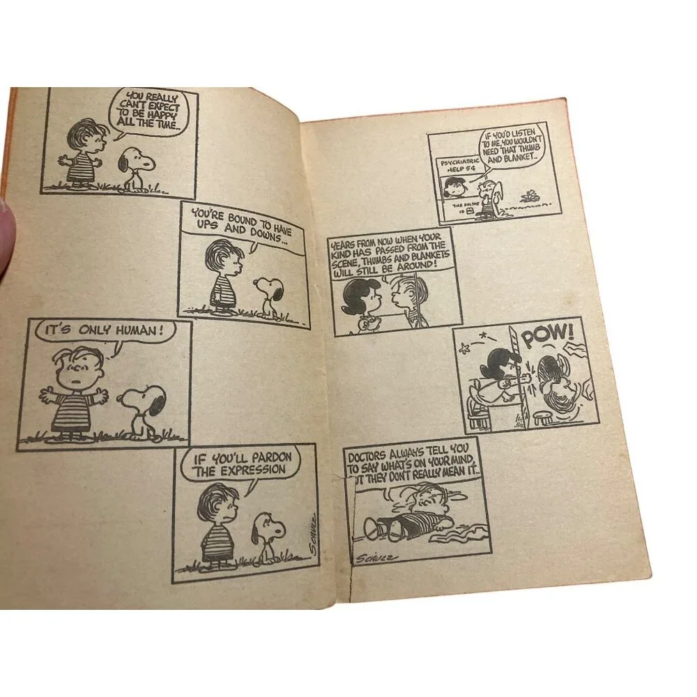 Youre Not For Real Snoopy! Book By Charles M. Schulz Cartoons 1971 Vol. 1 - Picture 9 of 14